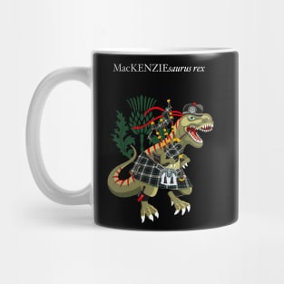 Clanosaurus Rex MacKENZIEsaurus rex Plaid MacKenzie Modern Scotland Ireland Family Tartan Mug